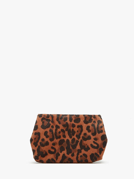 Portemonnee Leder Paul marius Bruin leopard GUSTALEO ander zicht 2